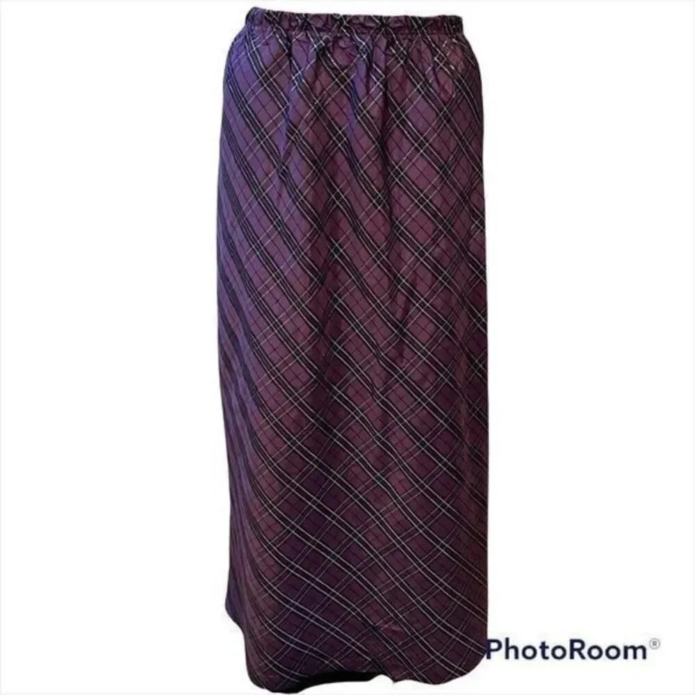 Anthony Richards with metallic maxi skirt